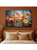 OnlyWow Leinwandbild 3er Set