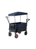 relaxdays Bollerwagen in Blau - (B)54 x (H)131 x (T)97 cm