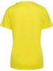 Hummel Sportshirt "Hmlauthentic Pl Jersey S/S Woman" in Gelb