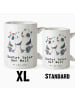 Mr. & Mrs. Panda Steinguttasse Panda Bester Vater der Welt mit S... in Weiß
