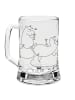 Mr. & Mrs. Panda Bierkrug Einhorn Sekt ohne Spruch in Transparent