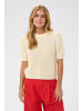 SAINT TROPEZ Strickpullover PiliaSZ Gerade Passform in Creme