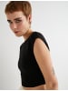 KOTON T-shirt in Schwarz