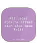 Mr. & Mrs. Panda Untersetzer Tasse Spruch Sprachen lernen mit Sp... in Lavendeltraum