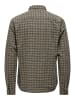 Only&Sons Freizeit Karohemd Holzfäller Kariertes Flanellhemd in Braun-3