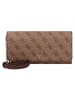 Guess Noelle II Clutch Geldbörse 21 cm in latte logo-brown