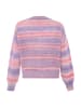 Sidona Damen Sweater in ROSA LILA MEHRFARBIG