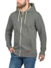 BLEND Kapuzensweatjacke in grau