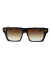 Dita Unisex Sonnenbrille Quadratisch Schwarz