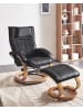 Beliani 3-tlg Massagestuhl MAJESTIC in Schwarz/Braun