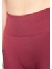 SMILODOX Schlaghose Leggings Aylin Scrunch in Bordeaux