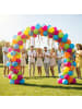 relaxdays Luftballon Bogen in Gold - (H)230 x (B)230 cm