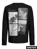 JACK & JONES Junior Langarmshirt JCOPOINT BACK IMAGERY TEE LS CN JNR in black