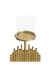 Beliani Kerzenständer NIAS in Gold - (W) 18 x (H) 47 x (L) 9 cm