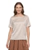 Betty Barclay Schlupfbluse mit Rundhalsausschnitt in Beige