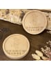 Mr. & Mrs. Panda Glasuntersetzer Fuchs Koch mit Spruch in Transparent