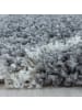KADIMA DESIGN Teppich Hochflor Shaggy Geometrisch Polypropylen Wohnzimmer in Grau