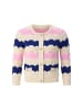 Rich & Royal Strickjacke in beige blau - 0001