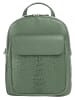 Cluty Rucksack echt Leder in grün