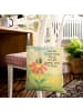 Mr. & Mrs. Panda Shopper-Tasche Hummel Blume Design mit Spruch in Weiß