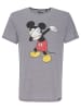 Re:Covered T-Shirt Disney Mickey Mouse Dabbing in Grey