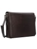 Leonhard Heyden Roma Messenger Leder 38 cm Laptopfach braun