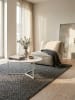 KADIMA DESIGN Design Couchtisch MDF Holz weiß matt Gestell Metall ø 80 cm