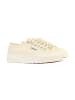Superga Niedrige Sneaker mit Schnürung und Plateau-Sohle Naturbeige