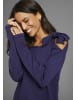 Laura Scott Longpullover in lila-melange