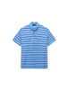Napapijri Polo E-HIKARI SS in Stripe Blue