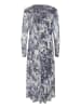 Soaked in Luxury Jerseykleid SLHartley A-shape in Dark Navy Landscape Print