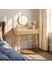 SONGMICS HOME Schminktisch Ellan in Eichenbeige - (B)90 x (H)82 x (T)43 cm
