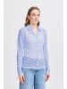 ICHI Langarm-Hemd IXLACEY Slim fit in Della Robbia Blue