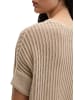 Marc O'Polo Kurzarm-Strickpullover boxy in Sandpaper