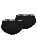 Levi´s Slip 2er Pack in Schwarz