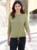 Sieh an! 3/4-Arm-Pullover in schilf
