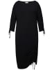 Ulla Popken Midikleid in schwarz
