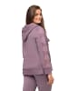 Ulla Popken Sweatjacke in grau-flieder