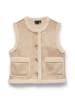 Vero Moda Teddyfell Weste in Silver Mink