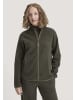 Hessnatur Fleece Jacke in tannengrün