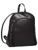 Cluty City-Rucksack echt Leder in schwarz