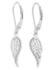 Adeliás Damen Ohrringe aus 925 Silber mit Zirkonia in silber