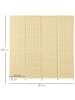 HOMCOM Paravent-180L x 1,7B x 180H cm-Naturholz
