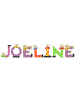 Playshoes Deko-Buchstaben "JOELINE" in bunt