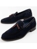Purapiel Mokassins Weiße Schuhe Moretto2 in Blau