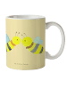 Mr. & Mrs. Panda Kaffeebecher Biene Liebe ohne Spruch in Gelb Pastell