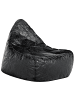 Beliani Sitzsackbezug DROP in Schwarz - (W) 63 x (H) 73 x (L) 75 cm