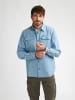 Petrol Industries Regular Jeanshemd Vertex in Blau