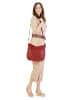 Samantha Look Shopper echt Leder in rot