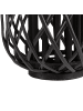 Beliani Laterne MAURITIUS in Schwarz - (W) 25 x (H) 30 x (L) 25 cm